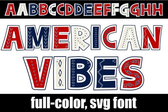 America in Every Letter: The Full-Color Power of American Vibes