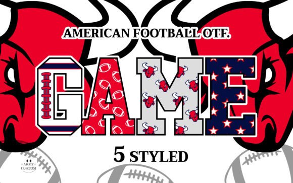 American Football Bulls: Gridiron Power for Your Projects
