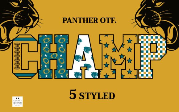 American Football Panther: A Typeface for Unyielding Spirit