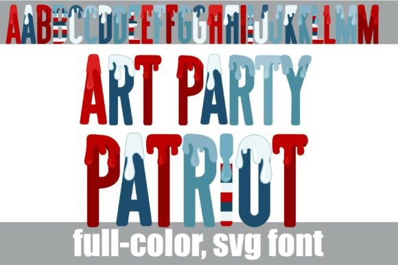 Art Party Patriot: A Festive Font for Bold Designs