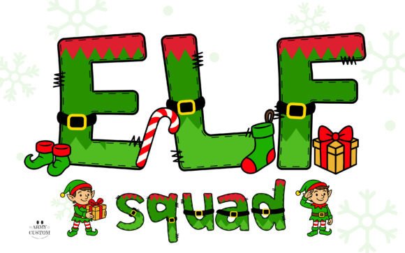Elf Squad: A Festive Display Font for Holiday Projects