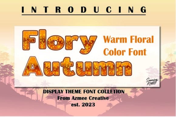 Embrace the Season with the Flory Autumn Typeface