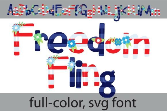 Freedom Fling: Celebrating with Colorful Typography