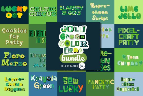 Jolly Green Color: A Font That Radiates Festive Energy