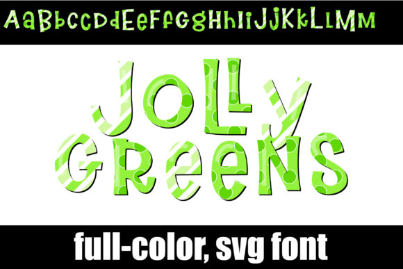 Jolly Greens: A Fresh Take on Whimsical Typography