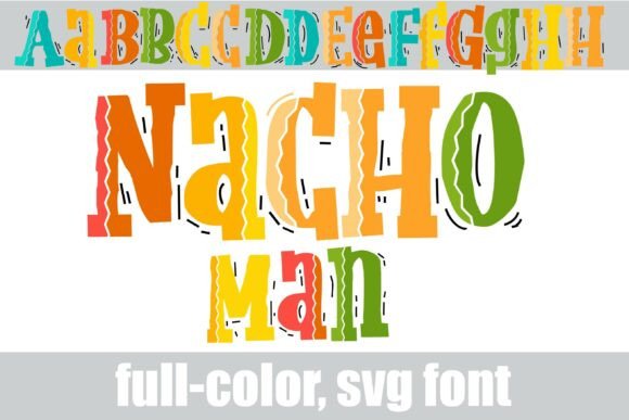 Nacho Man: A Fiesta of Color for Your Designs