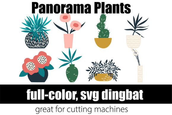 Panorama Plants: A Fresh Take on Botanical Typography
