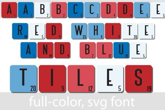Patriotic Punch: Making Designs Stand Out with Red, White, and Blue Tiles