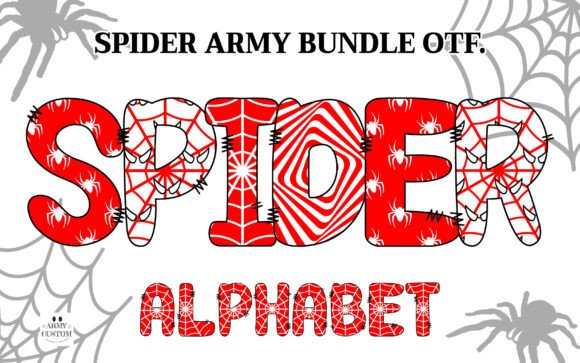 Spider Army Bundle: A Typeface for High-Impact Projects