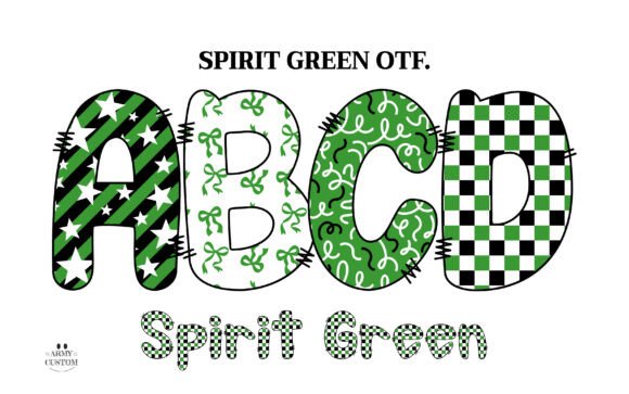 Spirit Green: Unleash Your Creativity with School Spirit 4 Fonts