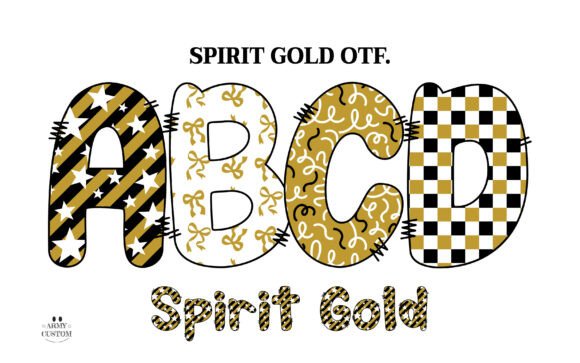 Unleash Your Creativity with the Spirit Gold Alphabet Set