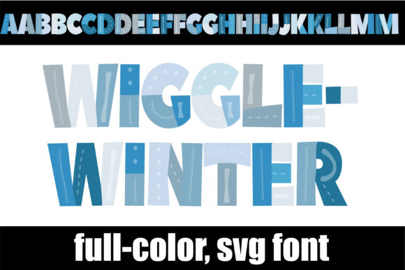 Wigglewinter: A Playful SVG Font for Seasonal Design